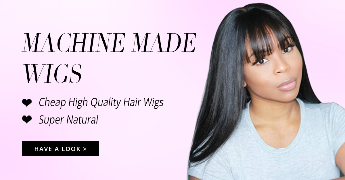 Machine Made Wigs Cheap Full Machine Human Hair Wig SuperNova